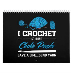 Calendário I Crochet Choke Pessoas Salvem Uma Vida Enviar Yar
