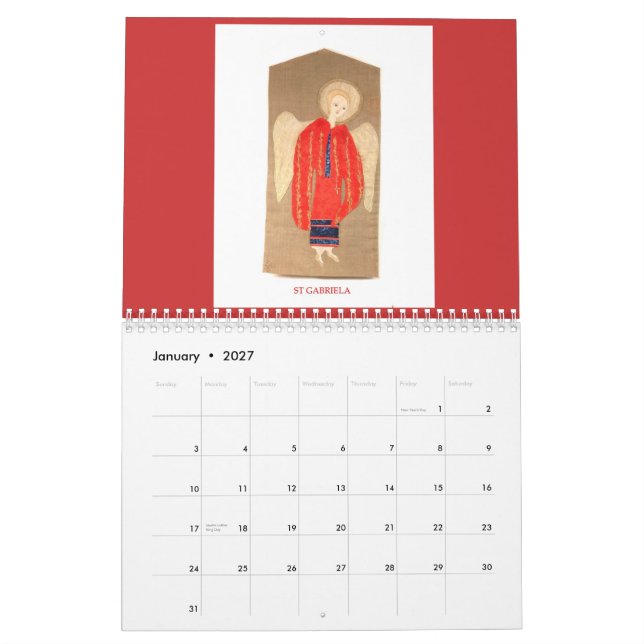 Calendário Ícones do anjo        … (Jan 2027)