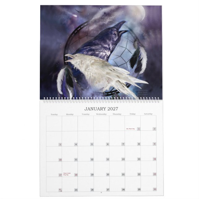 Calendário ideal 2015 da arte dos animais 2 do (Jan 2027)