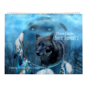 Calendário ideal da arte dos animais 2 do espíri