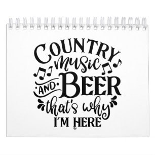 Calendário Ideias De Música Country E De Cerveja
