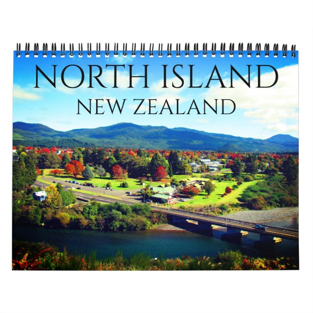 Calendário Ilha Norte NZ 2026 (Capa)