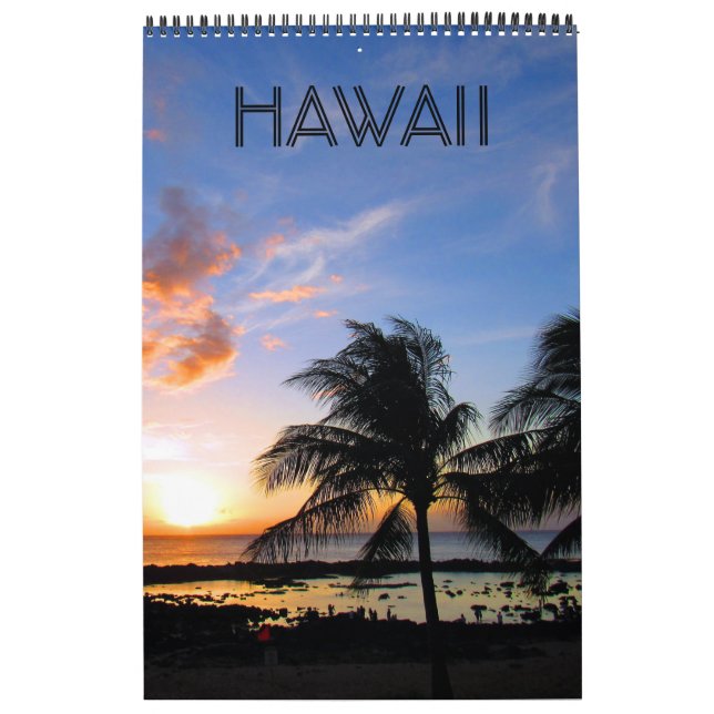 Calendário ilhas havaí 2026 (Capa)