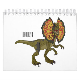 Calendário Ilustração de desenho animado animal