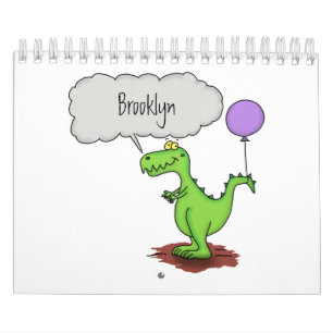 Calendário Ilustração de desenho animado animal