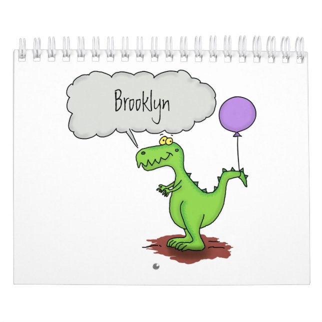 Calendário Ilustração de desenho animado animal (Capa)