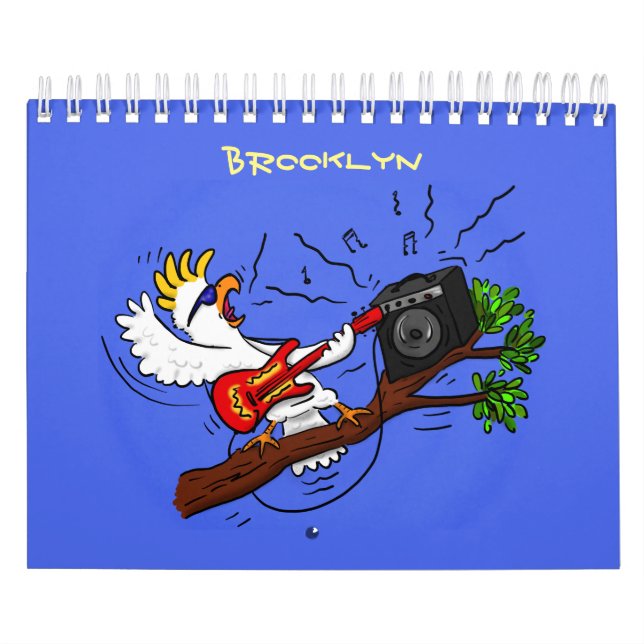 Calendário Ilustração de desenho animado animal (Capa)