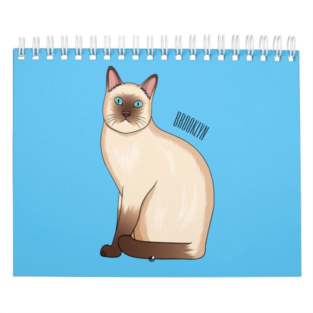Calendário Ilustração de desenho animado animal (Capa)