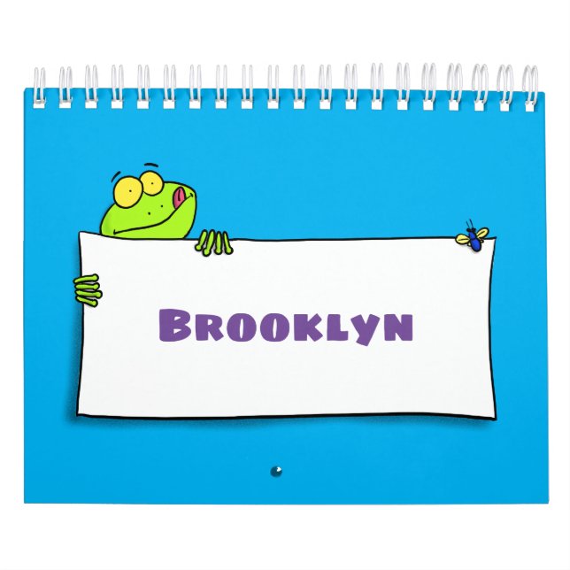 Calendário Ilustração de desenho animado animal (Capa)