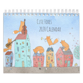 Calendário Ilustração Mensal de Fotos de Cores Aquáticas