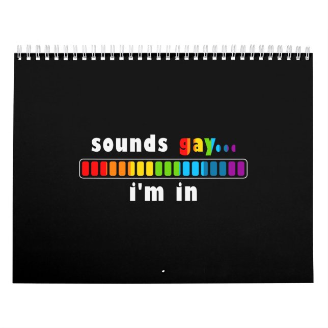 Calendário I'm Gay (Capa)
