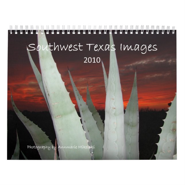 Calendário Imagens 2016 de Texas do sudoeste (Capa)