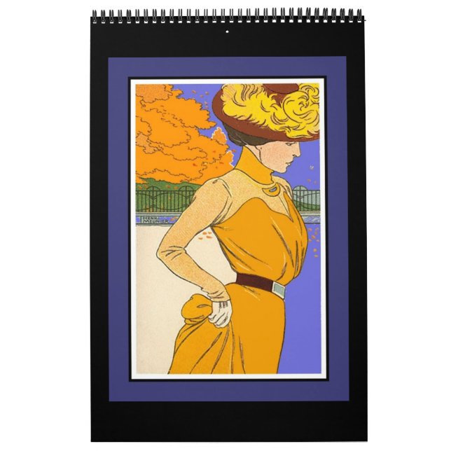 Calendário Imagens Retro Antigas Posters Simples (Capa)
