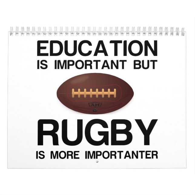 CALENDÁRIO IMPORTADOR DE RUGBY IMPORTANTE PARA A EDUCAÇÃO (Capa)