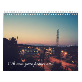Calendário Imprensas de um ano novo em…