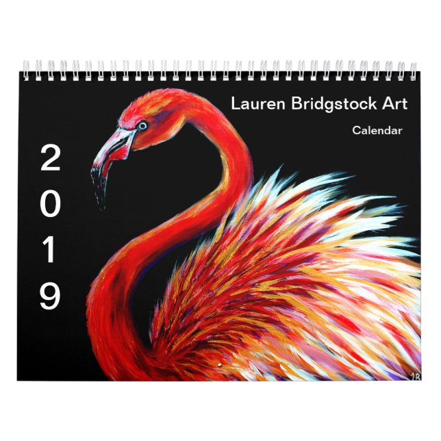 Calendário Impressão 2019 da arte (Capa)