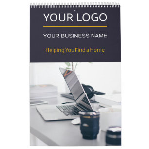 Calendário Impressão de Parede de Escritório com Marca de Cal