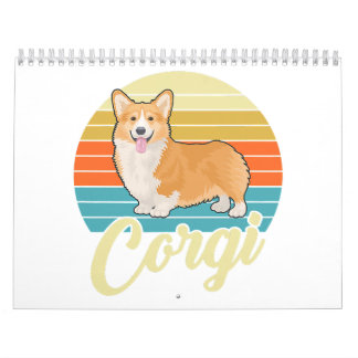 Calendário Impressionante Corgi 1970s - Retro Vintage
