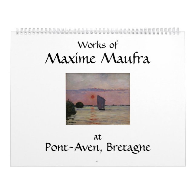 Calendário Impressionista de Arte Maxime Maufra 20 (Capa)