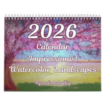 Calendário Impressionista Watercolor Landscapes 20