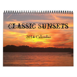 Calendário impresso costume