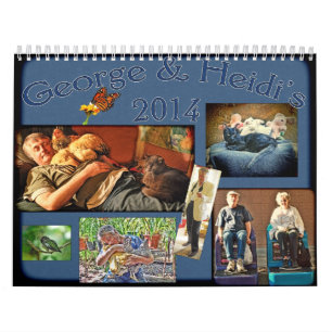 Calendário impresso costume