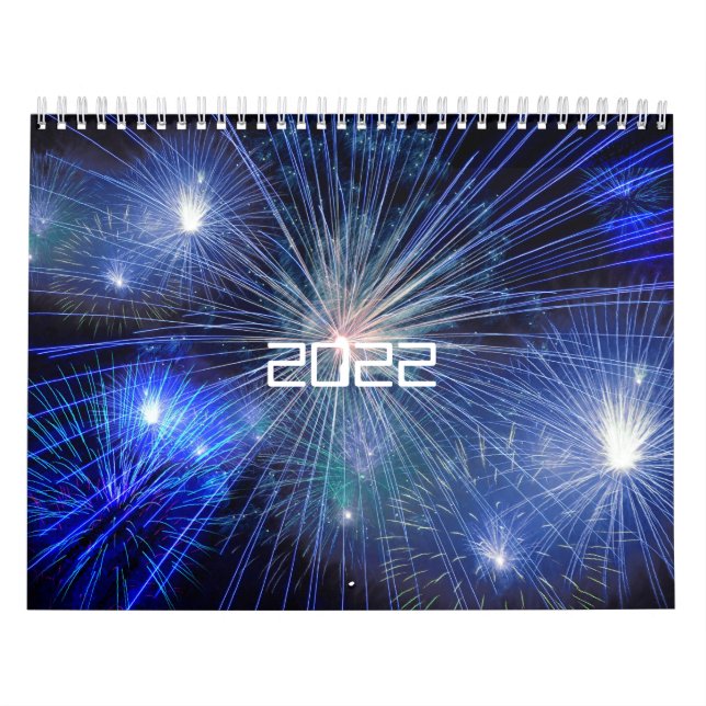 Calendário Impresso Personalizado do Fireworks 202 (Capa)