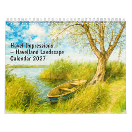 Calendário Impressões de Havel – Paisagem de Havelland Calen