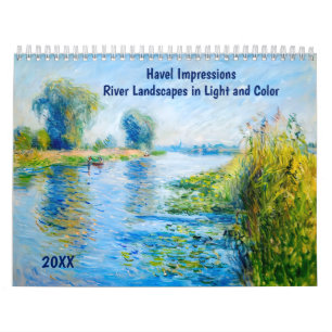 Calendário Impressões do Havel – Paisagens Fluviais em Luz e 