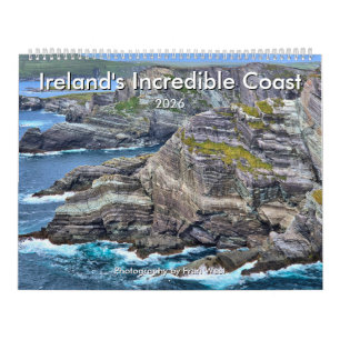 Calendário Incrível da Costa da Irlanda 2026