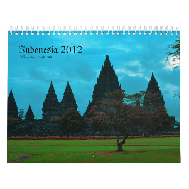 Calendário Indonésia 2012 (Capa)