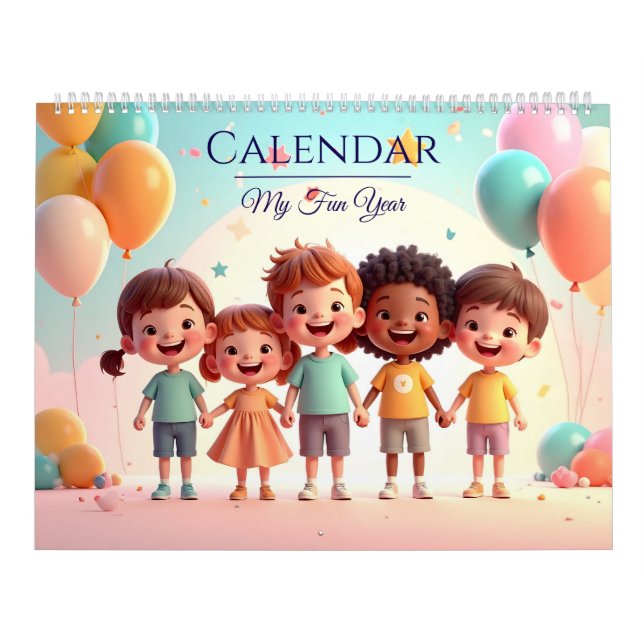 Calendário infantil “My Fun Year” (Capa)