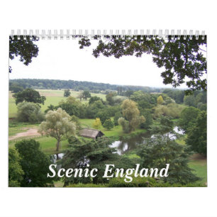 Calendário Inglaterra cénico