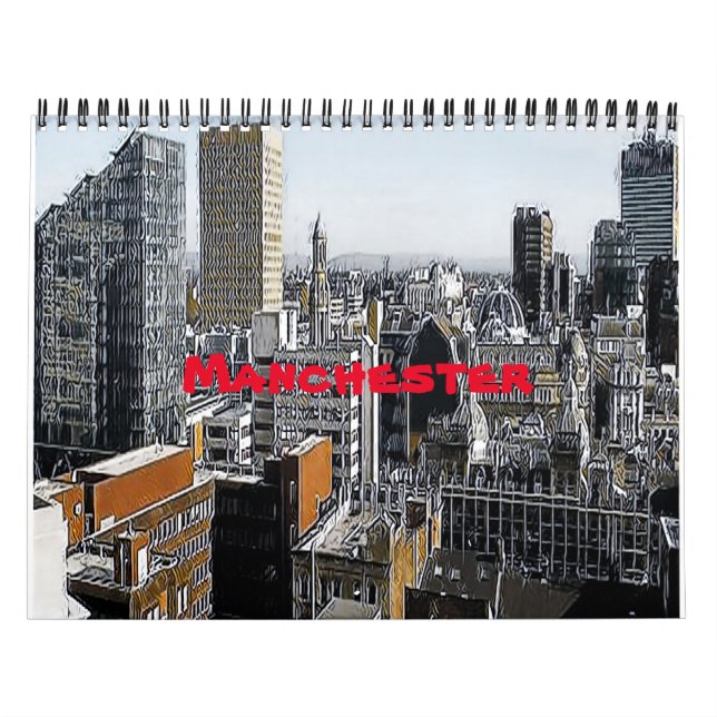 Calendário Inglaterra - MANCHESTER - (Capa)
