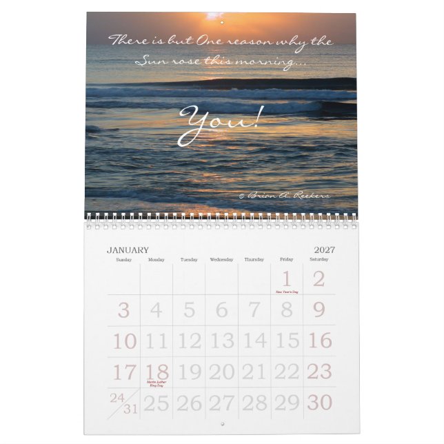 Calendário Inspiração! (Jan 2027)