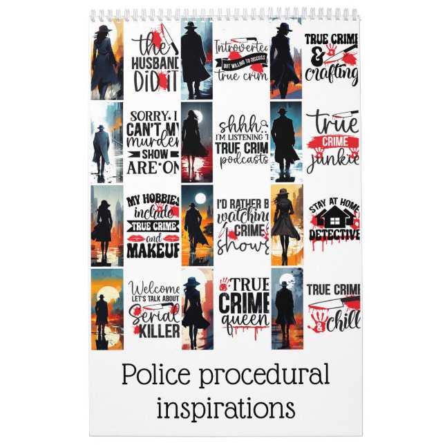 Calendário Inspirações processuais policiais (Capa)