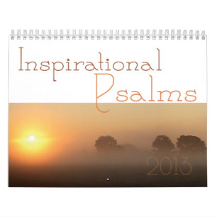 Calendário inspirado 2013 da escritura dos salmos