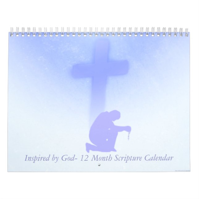Calendário Inspirado pela escritura de Deus (Capa)