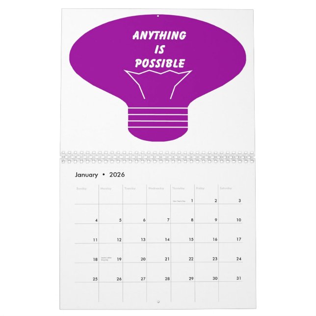 Calendário inspirador 2011 (Jan 2026)