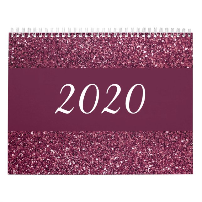 Calendário inspirador brilhante (Capa)