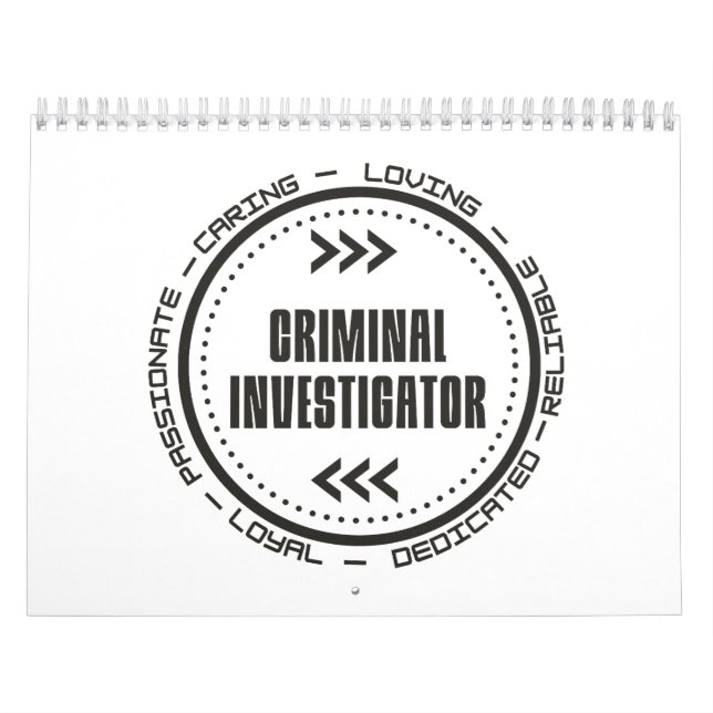 Calendário Investigador Criminal (Capa)