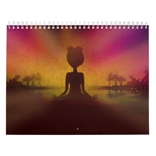 Calendário Ioga da meditação (Capa)