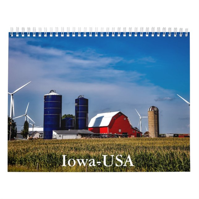 Calendário Iowa-EUA (Capa)