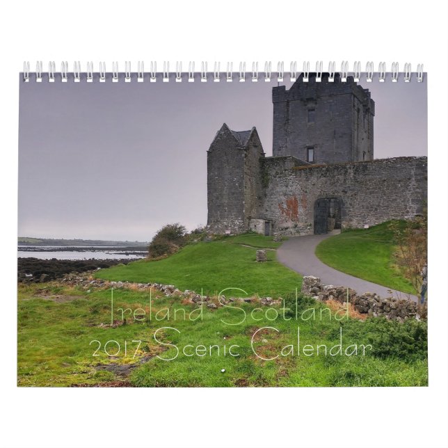 Calendário Ireland cénico Scotland 2017Calendar (Capa)