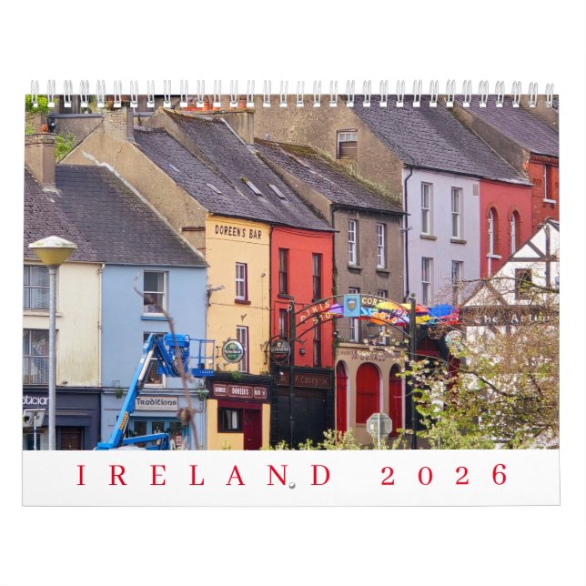 Calendário Irlanda 2026 (Capa)