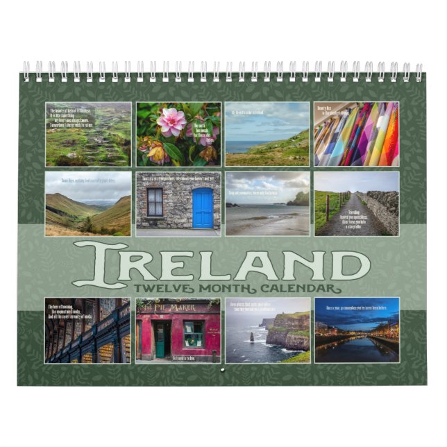 Calendário Irlanda | Viagem Fotografia e citações (Capa)