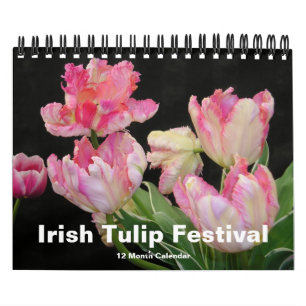 Calendário irlandês do festival da tulipa