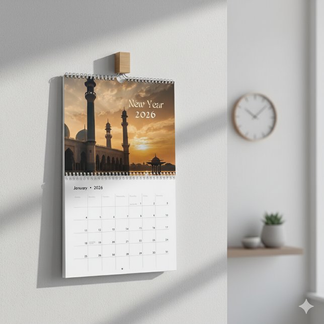 Calendário Islamic Landscape 2026 Calendar (Criador carregado)