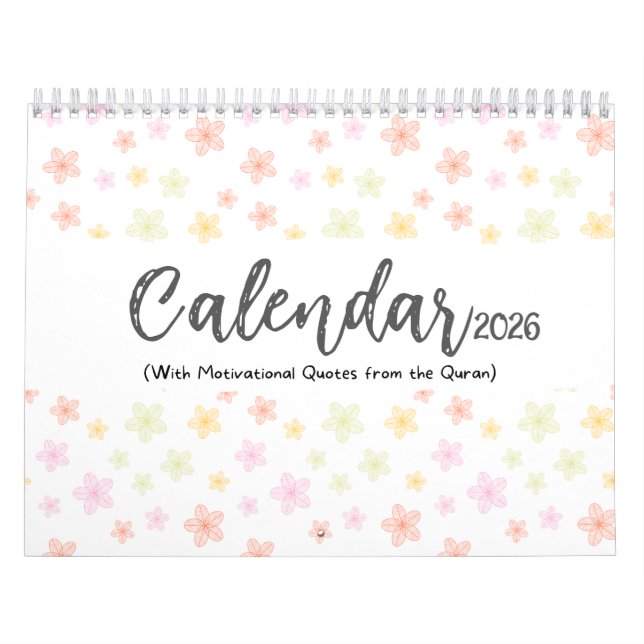 Calendário Islâmico 2026 com Citações do Alcorão ( (Capa)
