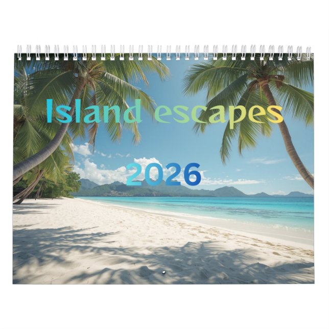 Calendário Island escapes 2026 (Capa)